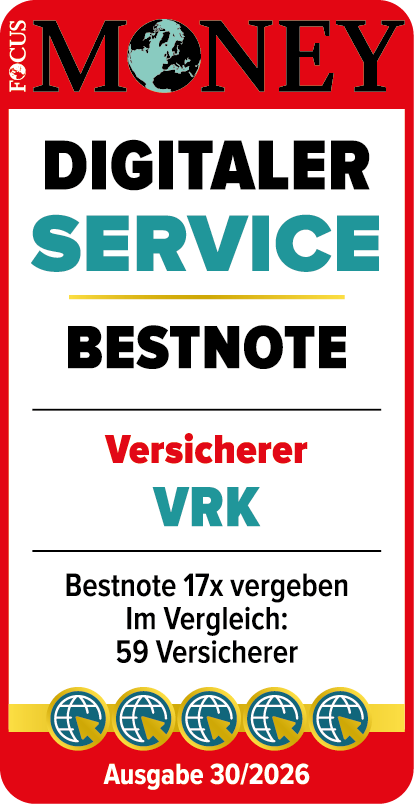 Auszeichnung – Digitaler Service - Bestnote von FOCUS MONEY
