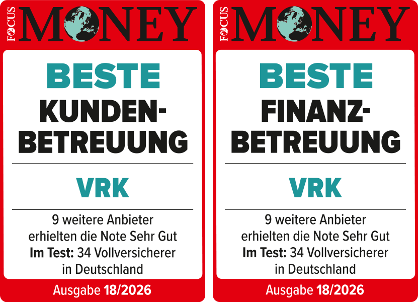 VRK – FOCUS MONEY: Beste Kunden- und Finanzbetreuung