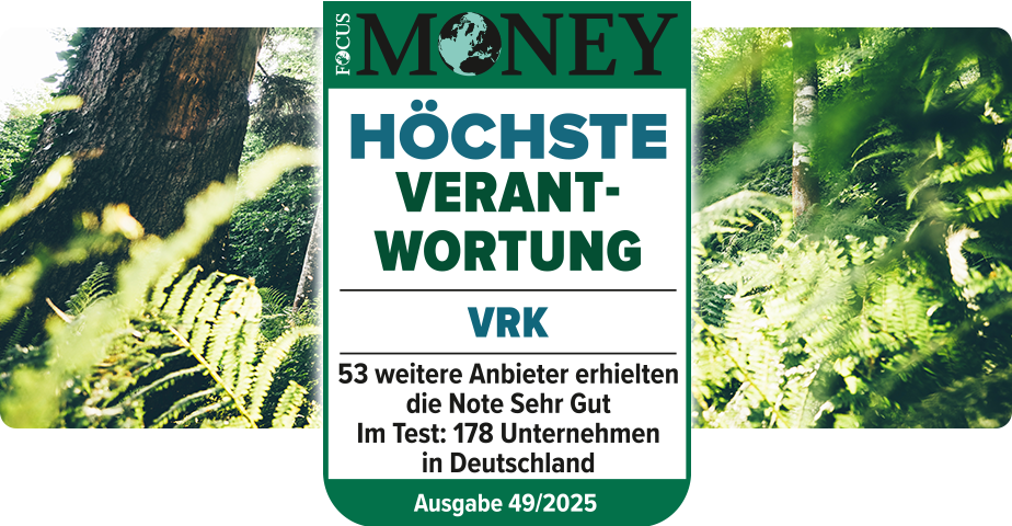 VRK Auszeichnung – Höchste Verantwortung von FOCUS MONEY 2025
