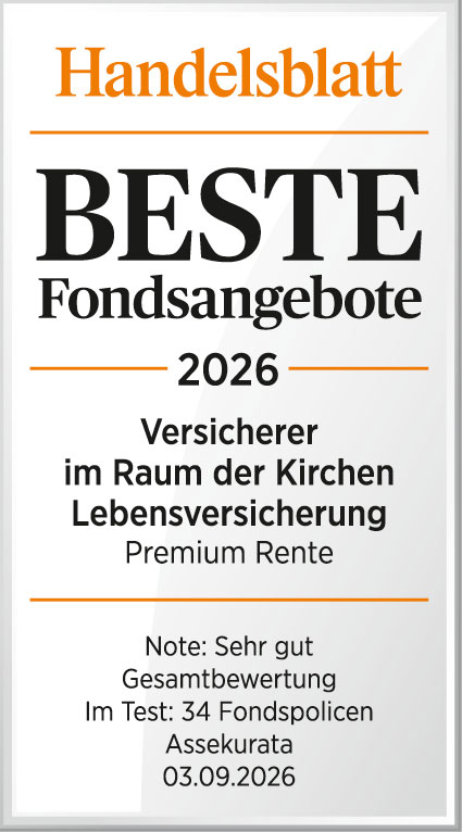 Handelsblatt Auszeichnung VRK Premium Rente 2026 – Beste Fondsangebote